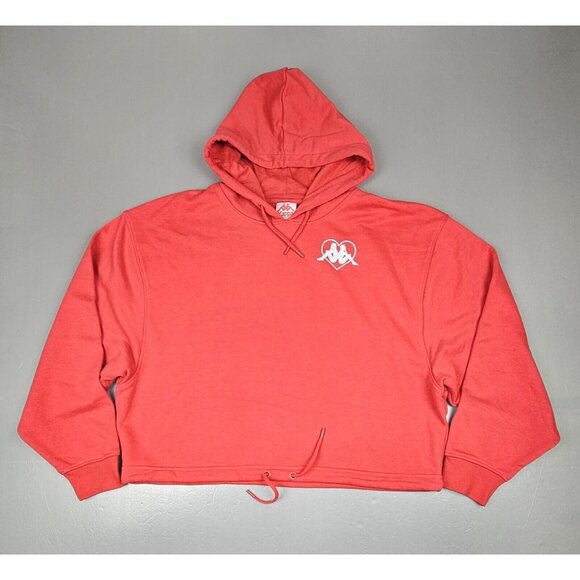 Kappa Authentic Hoodie Womens Lrg. Red Plock‎ Sweatshirt 36155IW-A08. - Picture 2 of 7